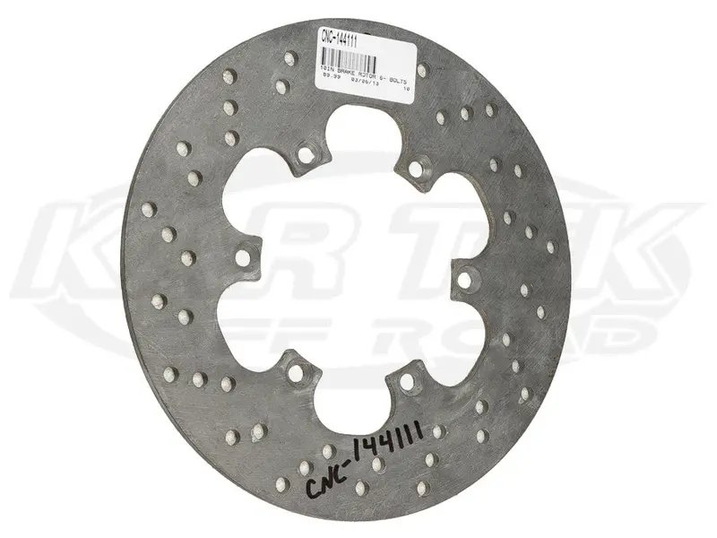 10" 6 Bolt Steel Drilled Rotors 6 X 5" Bolt, .20" Width 1