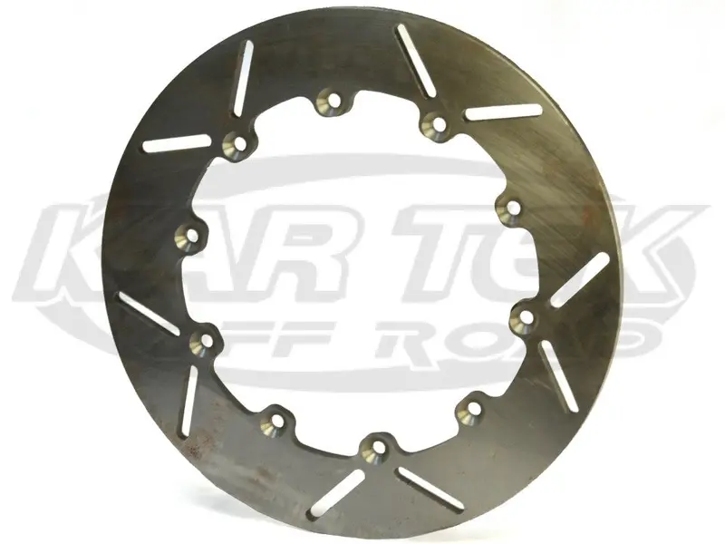12" Diameter Slotted Steel Rotor 10 Bolt 8" Pattern 0.40" Thickness Left Side 1