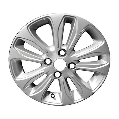 15-In Chevy Spark Rim Aly05720 2016-2017 Silver Oem Wheels 95192363 1