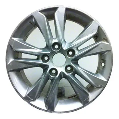 16-In Hyundai Elantra Rim Aly070837 2013-2015 Silver Oem Wheels 52910A5300 1