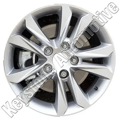 16-In Hyundai Elantra Rim Aly070837 2013-2015 Silver Oem Wheels 52910A5350 1