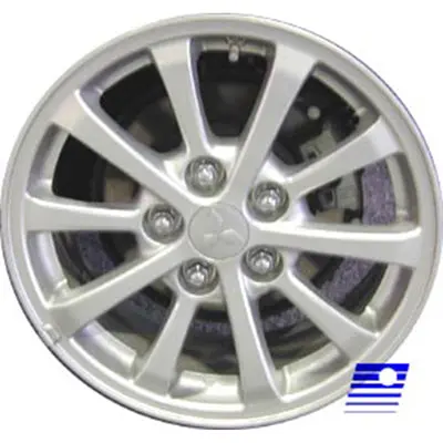 16-In Mitsubishi Outlander Rim Aly099865 2010-2013 Silver Oem Wheels 99865V10031 1