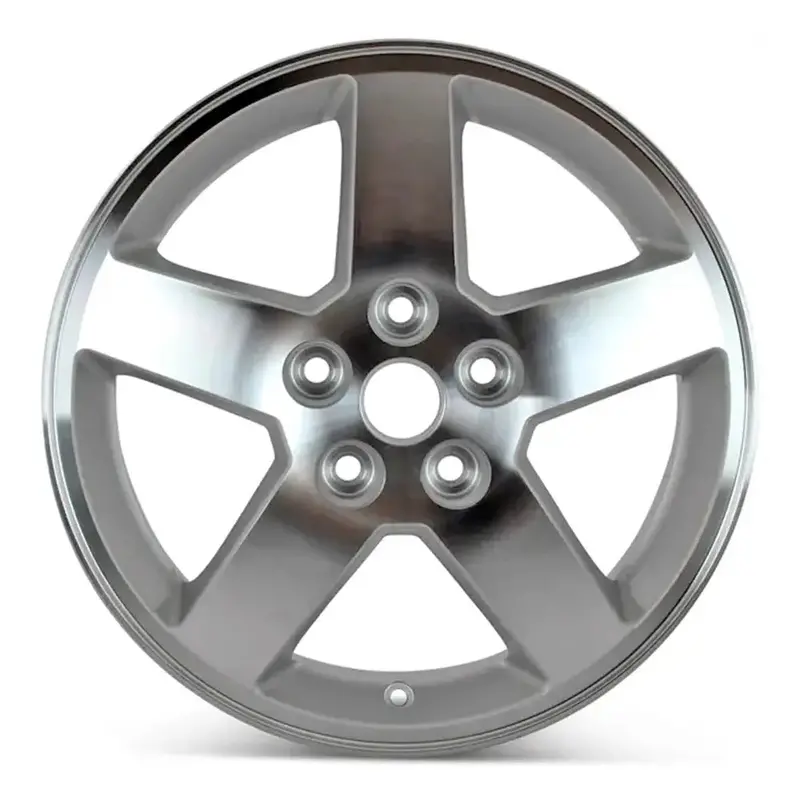 16-Inch Pontiac G5 Wheel Replacement Machined Silver Replica Rim 5269 9596346 1