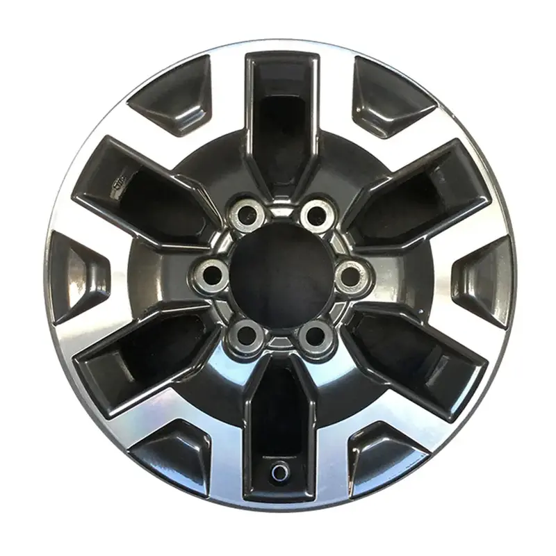 16-Inch Toyota Tacoma Wheel Replacement Machined Charcoal Replica Rim 75189 4261104220 1