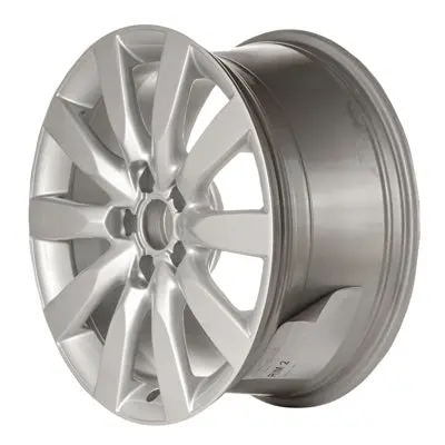 17-In Audi A4 Rim Aly058837 2009-2012 Silver Oem Wheels 8K0601025c 1