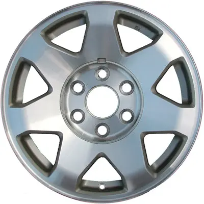 17-In Cadillac Escalade Rim Aly04563 2002-2006 Machined Oem Wheels 9593885 1
