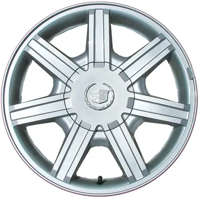 17-In Cadillac Srx Rim Aly04593 2005-2006 Silver Oem Wheels 9596270 1