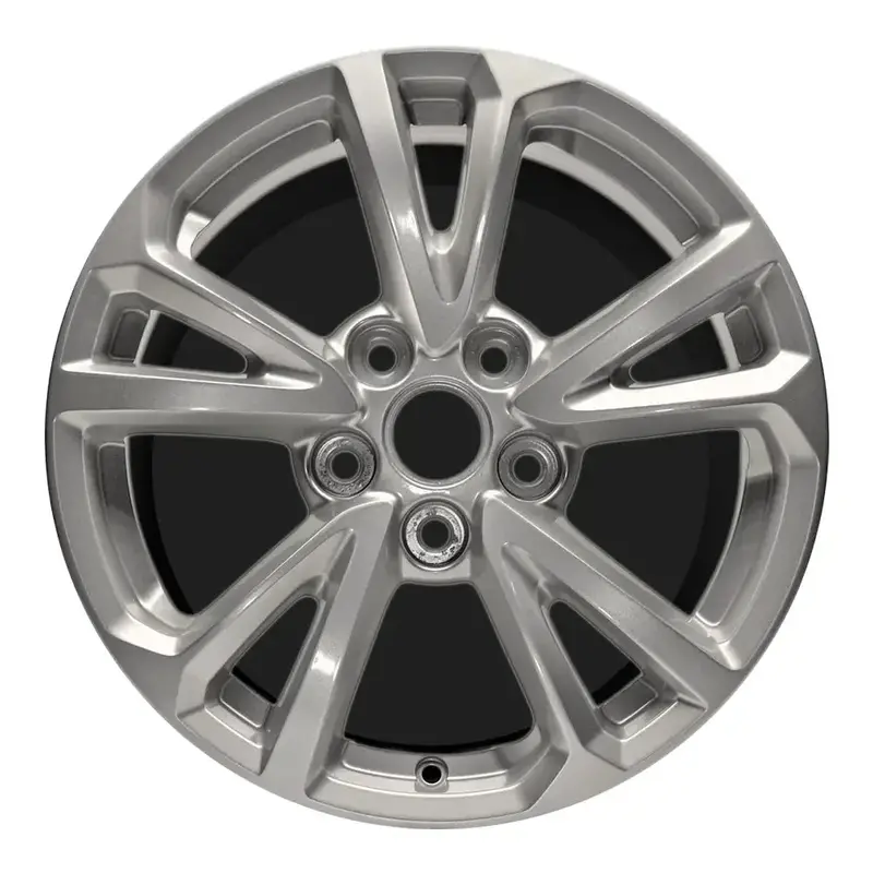 17-In Chevy Equinox Rim Aly05756 2016-2017 Silver Oem Wheels 23446989 1