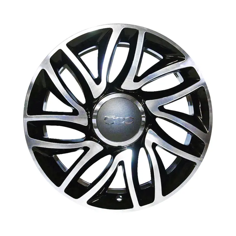 17-In Fiat 500 Rim Aly061670 2014-2019 Black Oem Wheels 5Nf01mw3aa 1