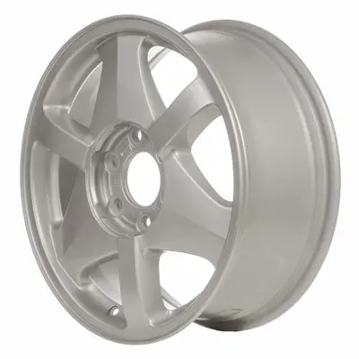 17-In Gmc Envoy Rim Aly05135 2002-2003 Silver Oem Wheels 9593387 1