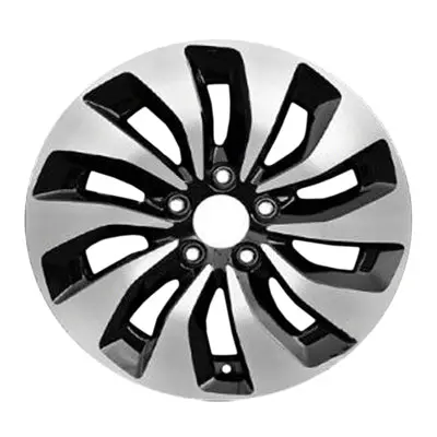 17-In Honda Accord Rim Aly064060 2014-2017 Black Oem Wheels 42700T3wa91 1