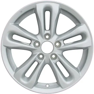 17-In Honda Civic Rim Aly063901 2006-2008 Silver Oem Wheels 42700Svba01 1