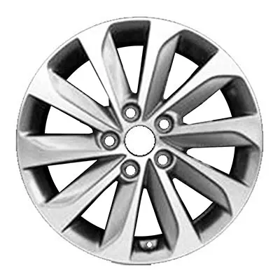 17-In Hyundai Sonata Rim Aly070861 2014 Machined Oem Wheels 529103Q270 1