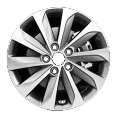 17-In Hyundai Sonata Rim Aly070861 2014 Machined Oem Wheels 529103S220 1