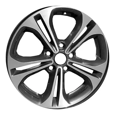 17-In Kia Forte Rim Aly074678 2014-2016 Machined Oem Wheels 52910A7450 1
