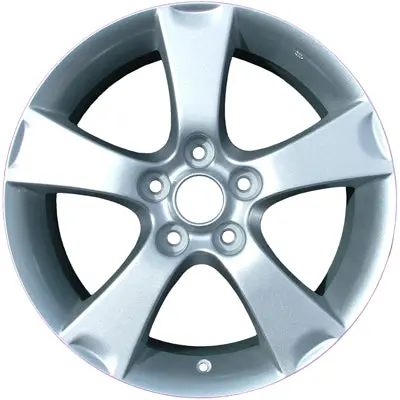 17-In Mazda 3 Rim Aly064861 2004-2006 Silver Oem Wheels 9965026570 1