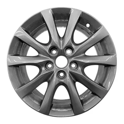 17-In Mazda 6 Rim Aly064957 2014-2016 Silver Oem Wheels 9965077570 1