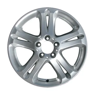 17-In Mercedes E Class Rim Aly065332 2004-2006 Silver Oem Wheels  A2114013602 1