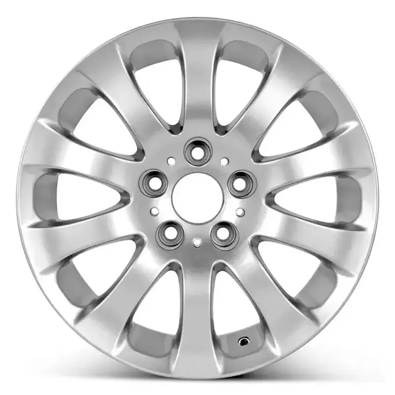 17-Inch Bmw 3 Series Wheel Replacement Silver Replica Rim 59582 1