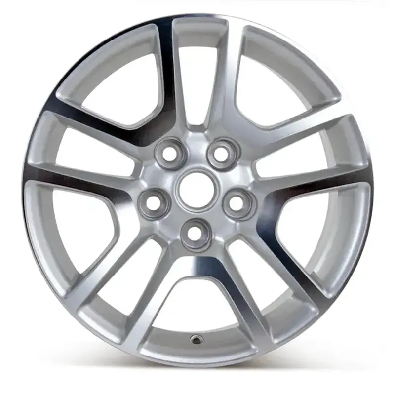 17-Inch Chevy Malibu Wheel Replacement 2013-2016 Machined Silver Replica Rim 5559 9598668 1
