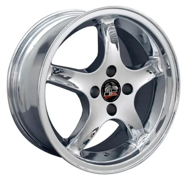 17-Inch Chrome Wheel Replacement For Ford Mustang   1979-1993. Replica Rim 8181860 1