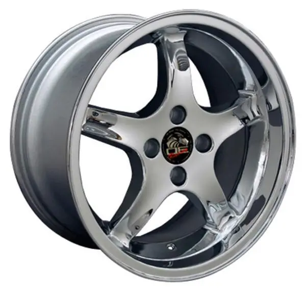 17-Inch Chrome Wheel Replacement For Ford Mustang   1979-1993. Replica Rim 8181864 1