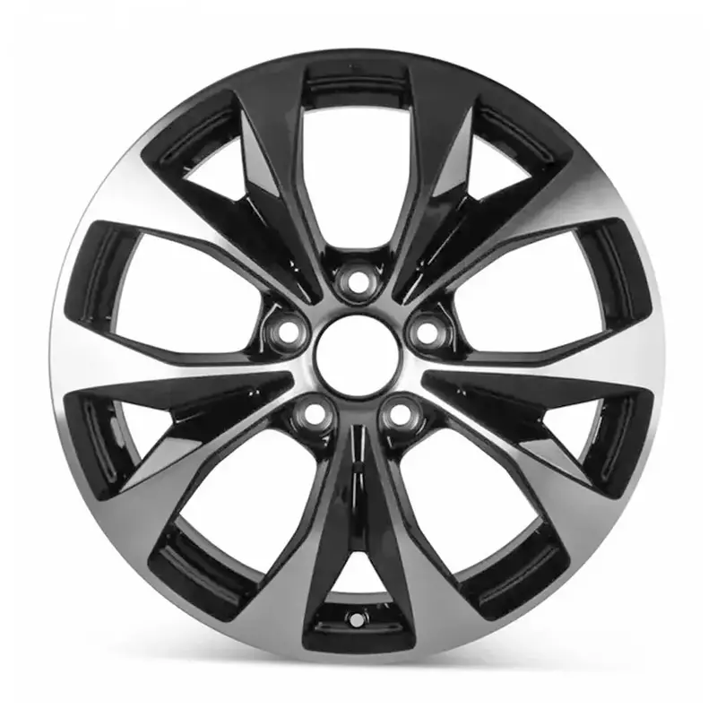 17-Inch Honda Civic Wheel Replacement Machined Black Replica Rim 64025 42700Tr4a81 1