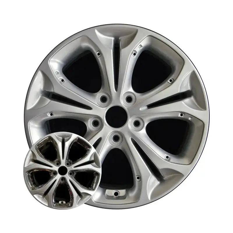 17-Inch Hyundai Elantra Wheel Replacement Silver Replica Rim 70838 1