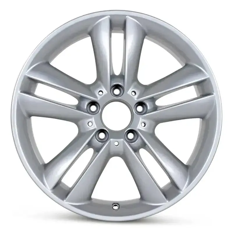 17-Inch Mercedes Clk350 Wheel Replacement Silver Replica Rim 65388 1