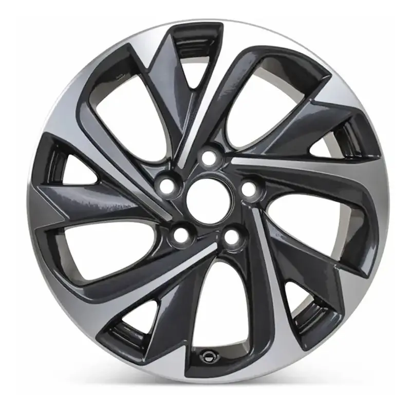 17-Inch Toyota Corolla Wheel Replacement Machined Charcoal Replica Rim 75183 4261112D10 1