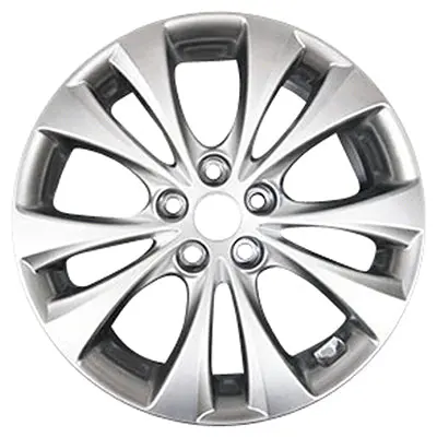 18-In Hyundai Azera Rim Aly070830 2012-2014 Silver Oem Wheels 529103V360 1
