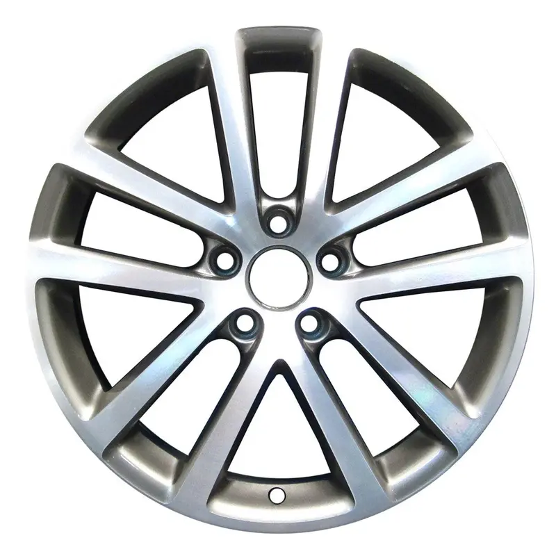 18-In Volkswagen Vw Golf Rim Aly069909 2006-2009 Machined Oem Wheels 1K0601025ag 1