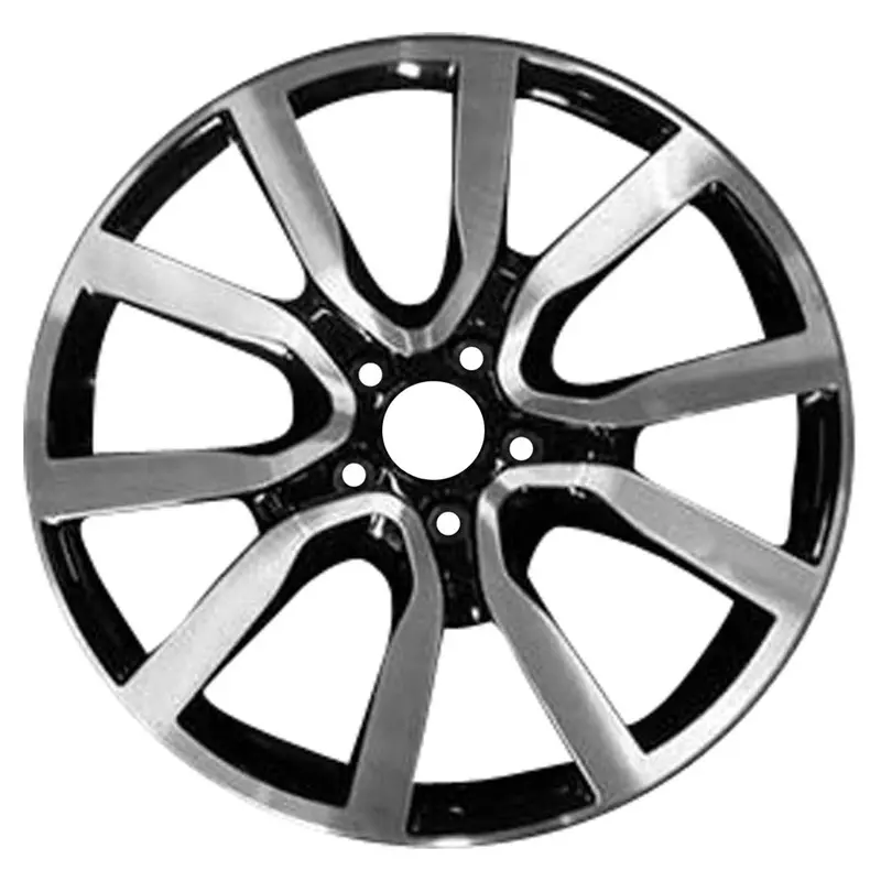 18-In Volkswagen Vw Golf Rim Aly069943 2012-2014 Machined And Black Oem Wheels 5K0601025ac 1