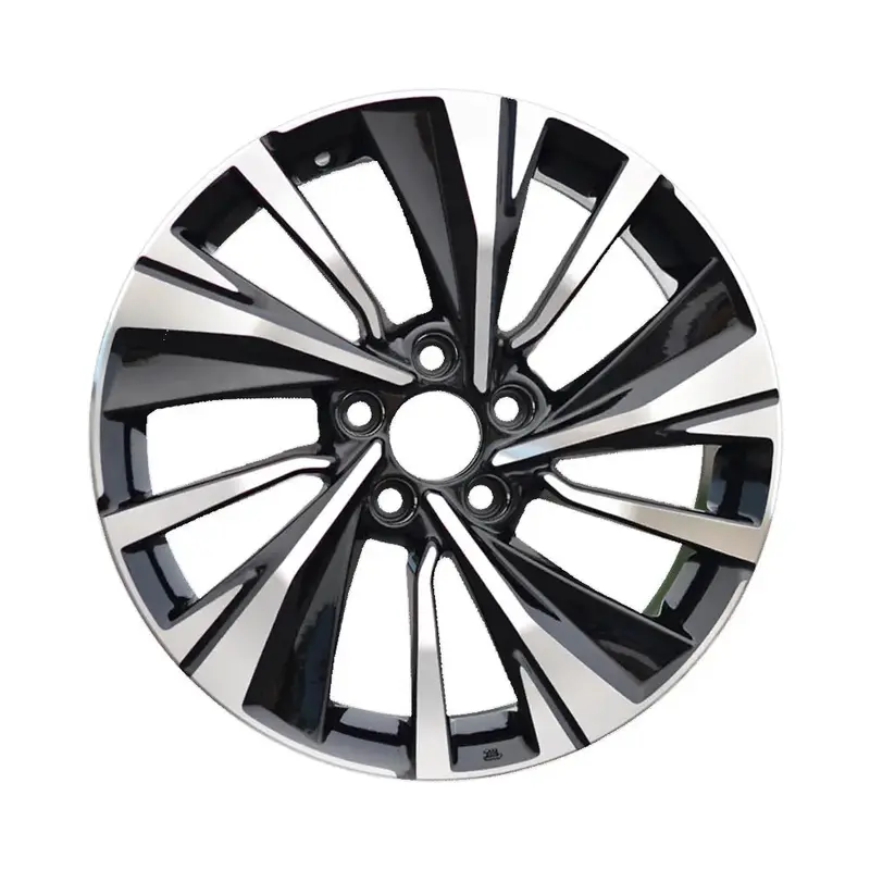 18-Inch Honda Accord Wheel Replacement Machined Black Replica Rim 64081 1