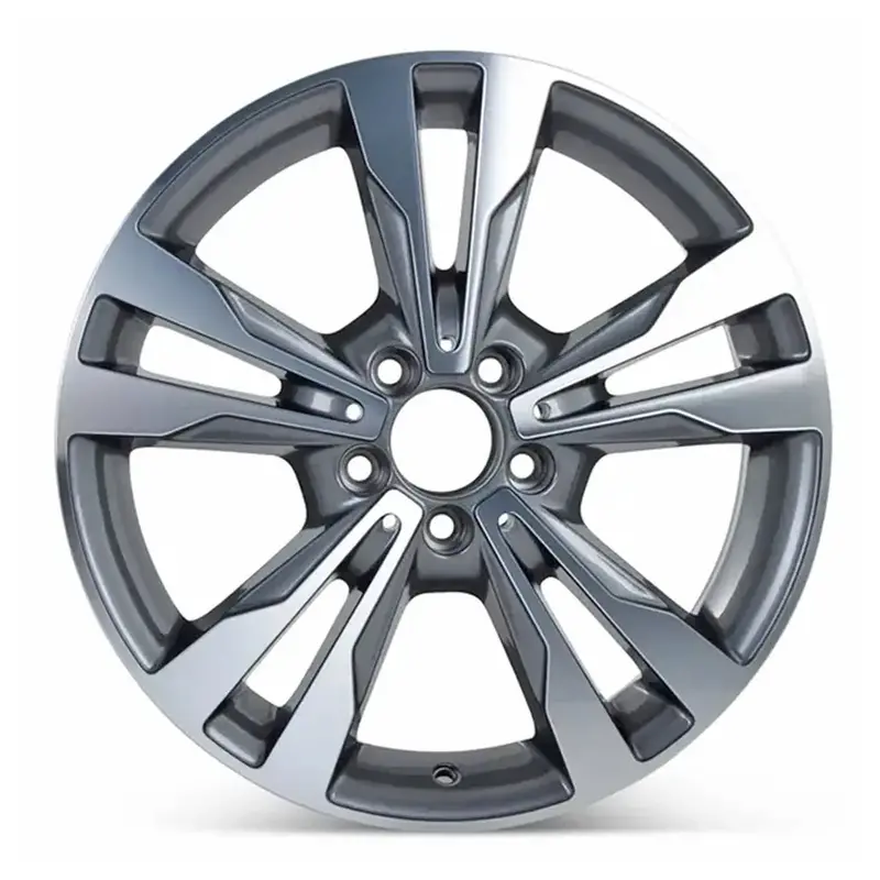 18-Inch Mercedes C300 Wheel Replacement Machined Charcoal Replica Rim 85370 1