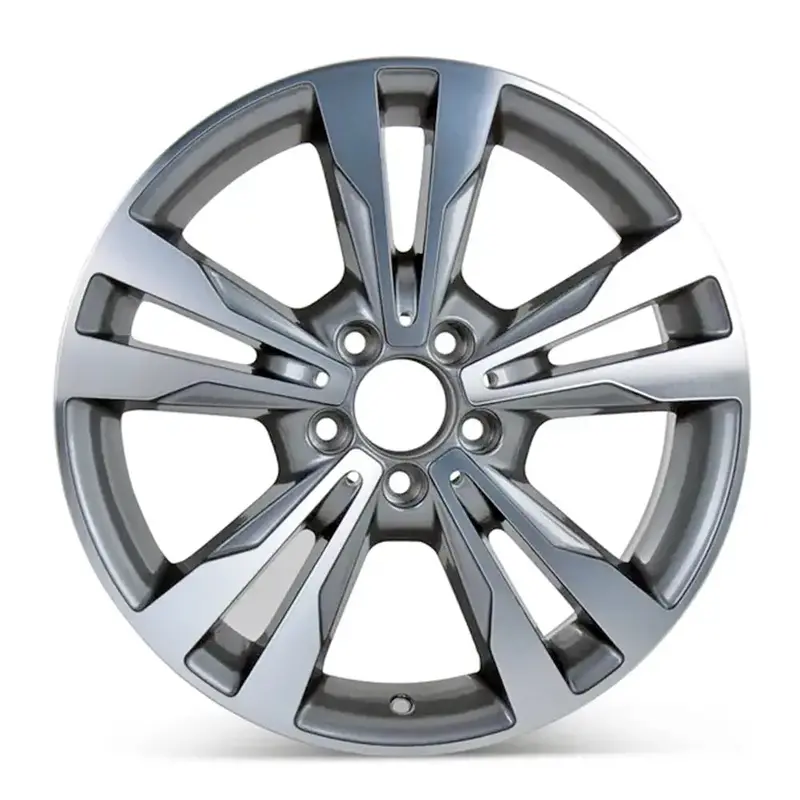 18-Inch Rear Mercedes C300 Wheel Replacement Machined Charcoal Replica Rim 85371 1