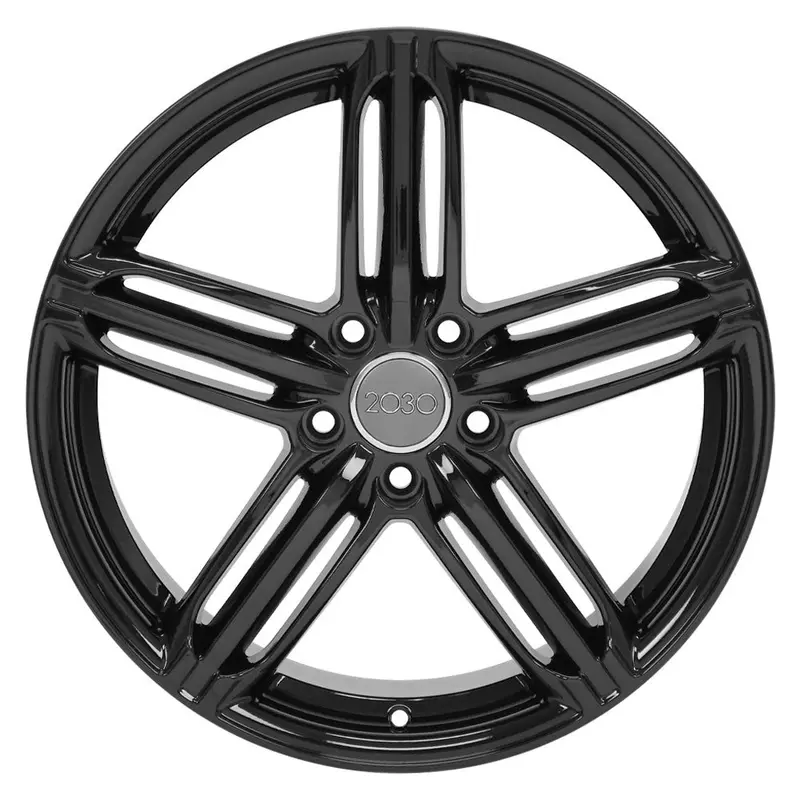 18-Inch Rs6 Et35 Black Wheel Replacement For Audi Volkswagen. Au12 Replica Rim 18X8 1