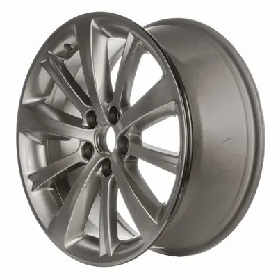 19-In Lincoln Mks Rim Aly03766 2009-2012 Hypersilver Oem Wheels 8A5z1007c 1