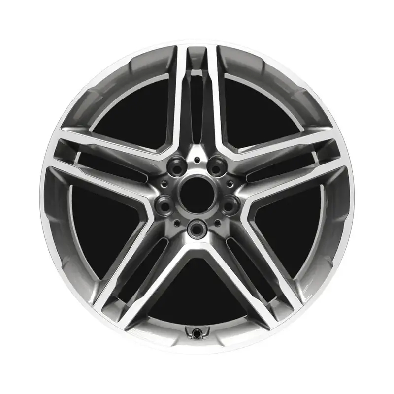 19-Inch Hyundai Santa Fe Wheel Replacement Machined Silver  Replica Rim 70912 1