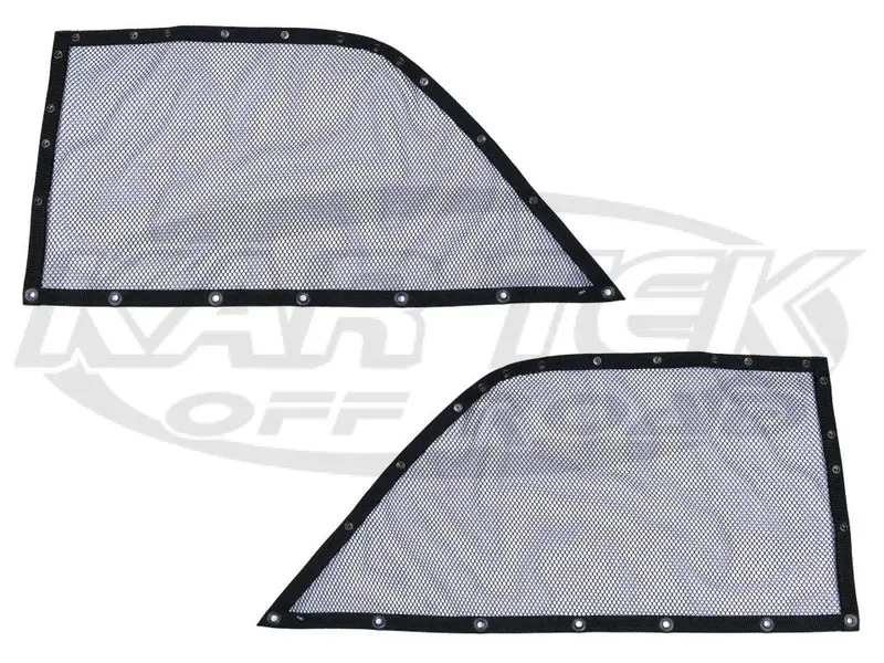 1965 To 1977 Vw Beetle Baja Bug Mesh Style Snap-On Window Nets For Driver And Passenger Doors 1
