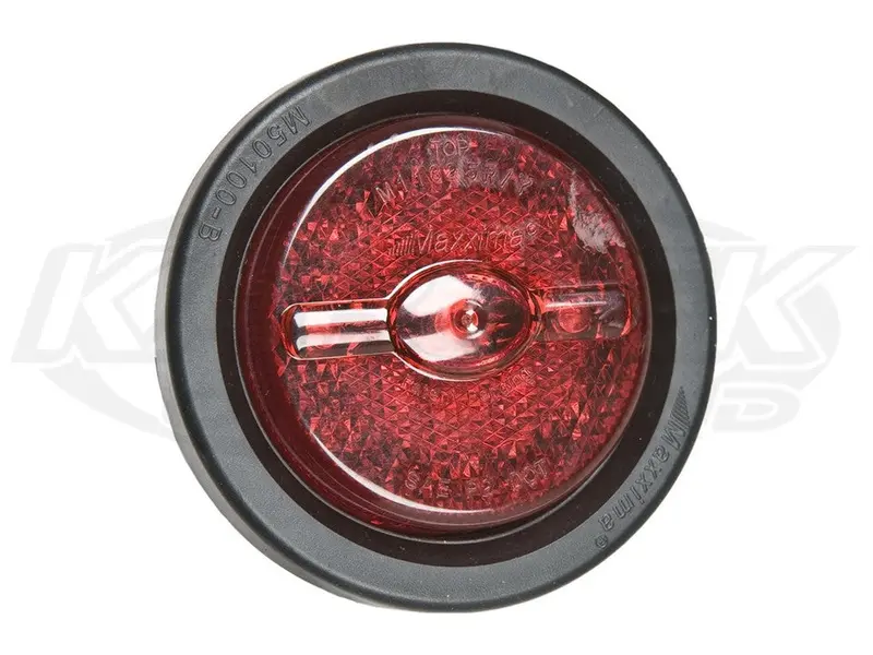 2-1/2" Round Led Standard Lens Red 1