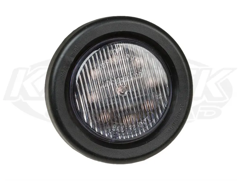 2" Round Led Clear Lens Clear W/ Amber Leds 1