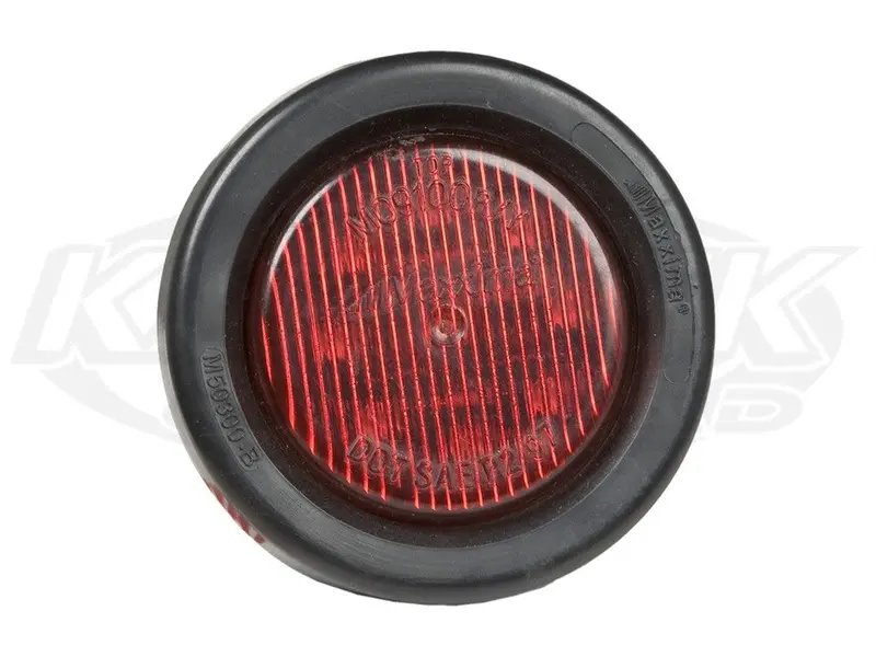 2" Round Led Standard Lens Red 1