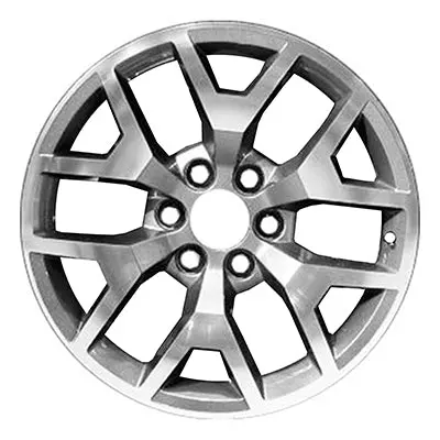 20-In Gmc Sierra Rim Aly05658 2014-2017 Machined Oem Wheels 22837233 1