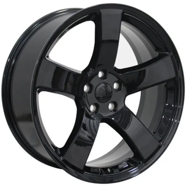 20-Inch Black Wheel Replacement For Dodge Challenger 2009-2017. Replica Rim 9472108 1