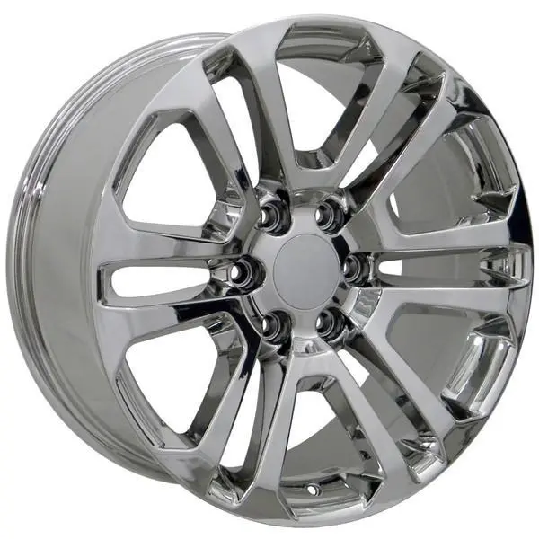 20-Inch Chrome Wheel Replacement For Chevy C2500 1988-2000. Replica Rim 9506481 1