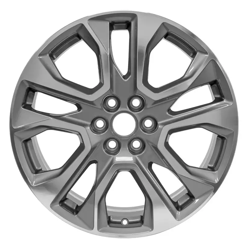 20-Inch Cnc Silver Wheel Replacement For Chevy Traverse Factory Oem Wheel 20X8 Cv53 1