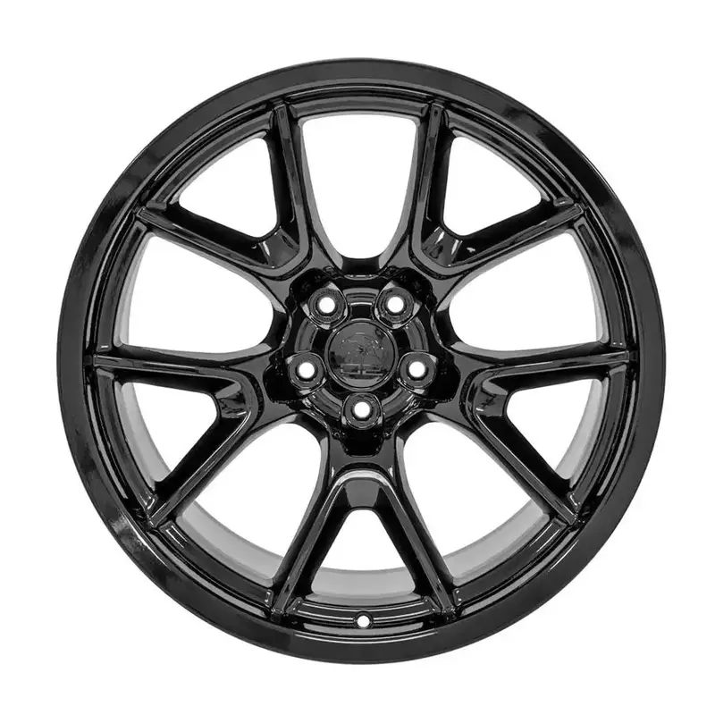 20-Inch Gloss Black Wheel Replacement For Chrysler 300. Dg21 Replica Rim 20X9 1