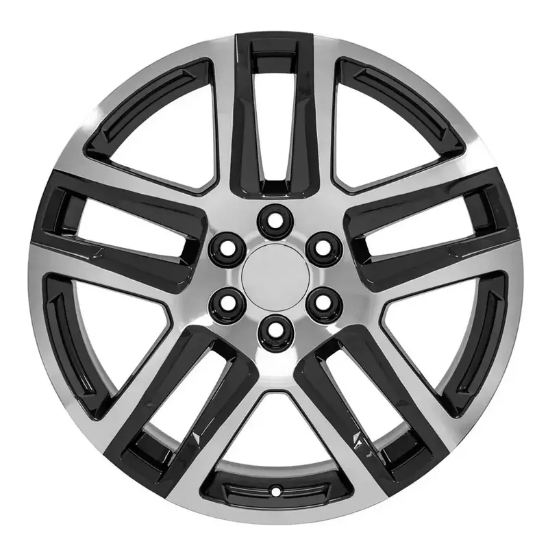20-Inch Machined Gunmetal Wheel For Gm Trucks Cv63 Replica Rim Replacement 20X9 1