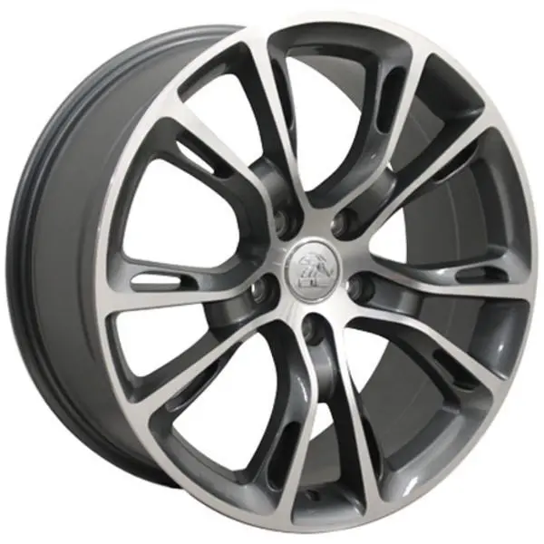 20-Inch Machined Gunmetal Wheel Replacement For Dodge Durango 2011-2017. Replica Rim 9469797 1
